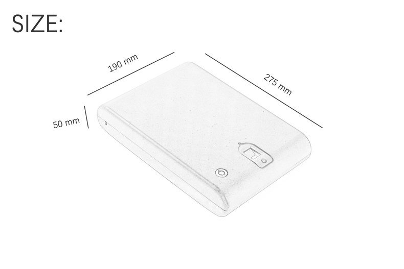 Fingerprint Mini Safe – Portable Security Box