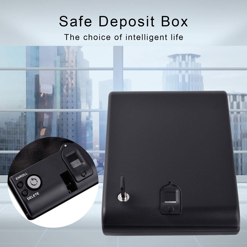 Fingerprint Mini Safe – Portable Security Box