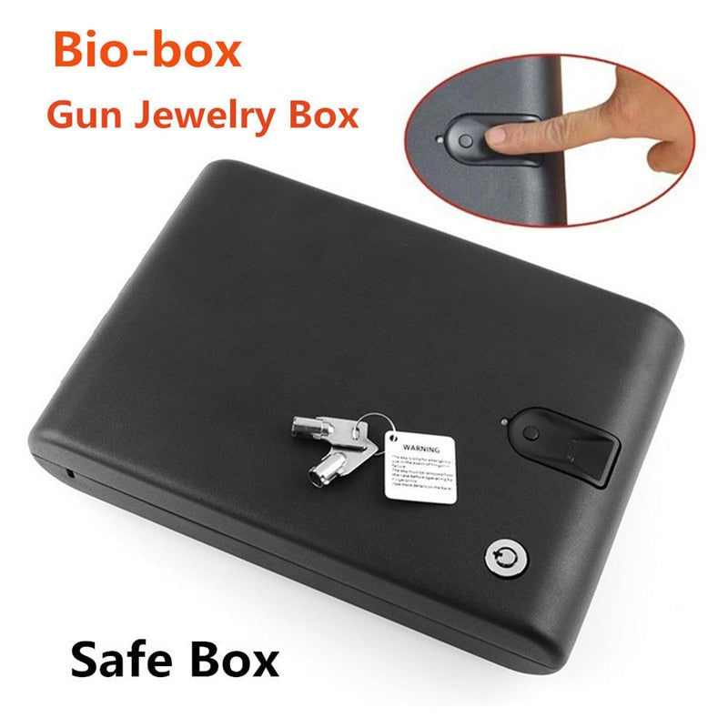 Fingerprint Mini Safe – Portable Security Box